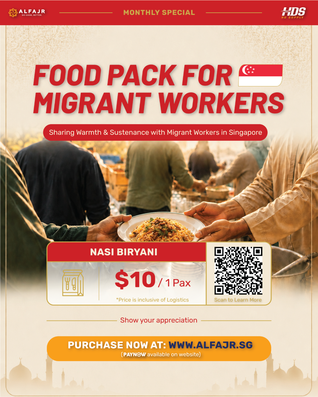 Food Pack for Migrant Workers