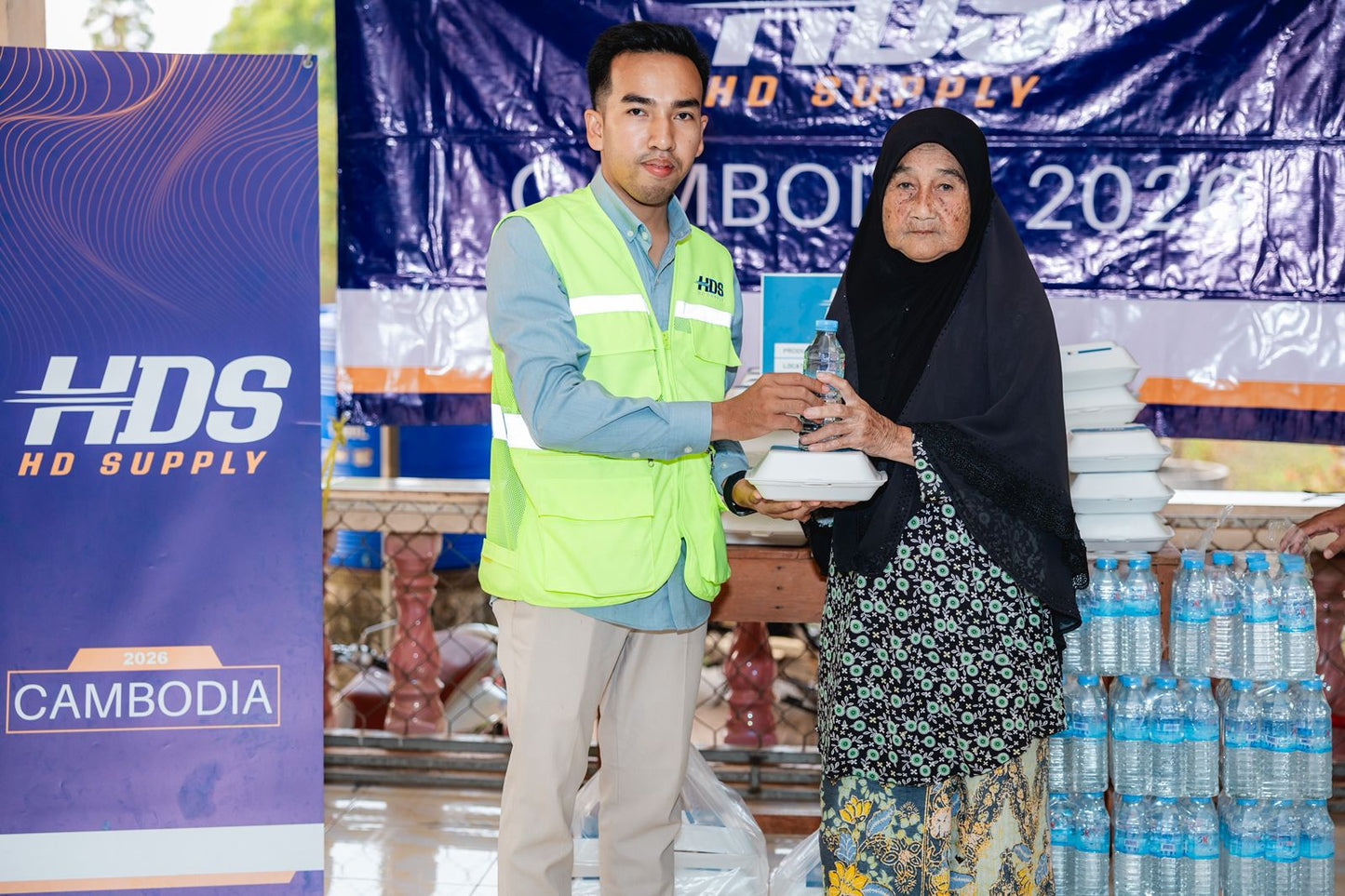 Food Pack Distribution for 3 pax (Cambodia)