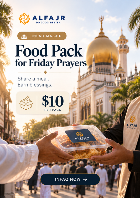 Food Pack for Friday Prayers - Infaq Masjid